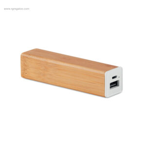 Power Bank 2200 mAh bambú RG regalos publicitarios