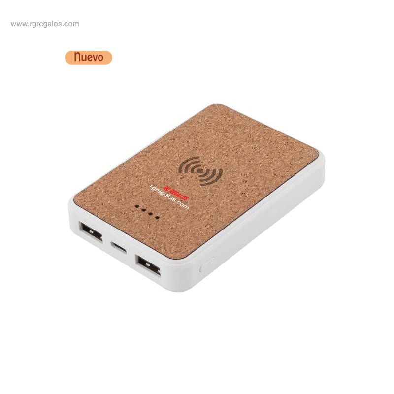 Power bank corcho personalizado