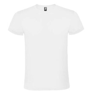 Camiseta 100 algodón manga corta 150 gr blanca rgregalos