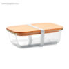 Fiambrera vidrio tapa bambu rg regalos personalizados