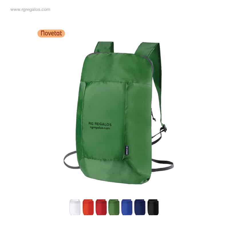 Motxilla plegable RPET personalitzada