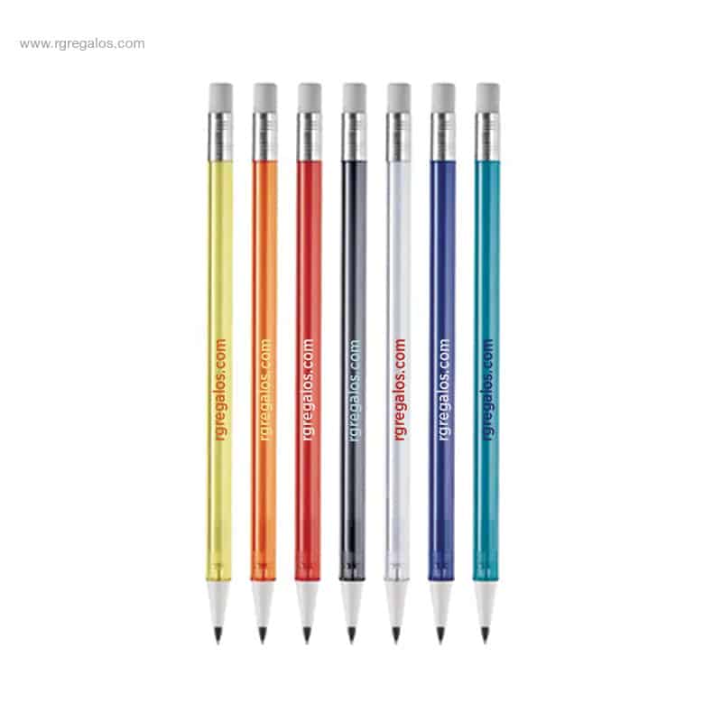 Portaminas transparente personalizado