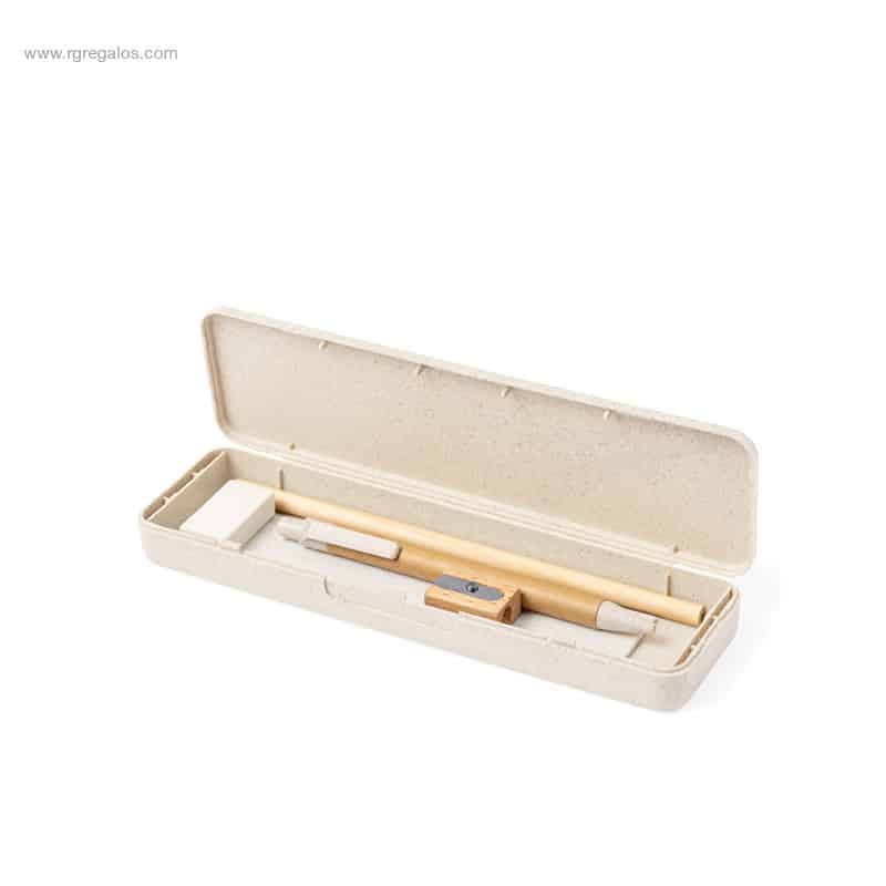 Set escritura caña de trigo publicitario