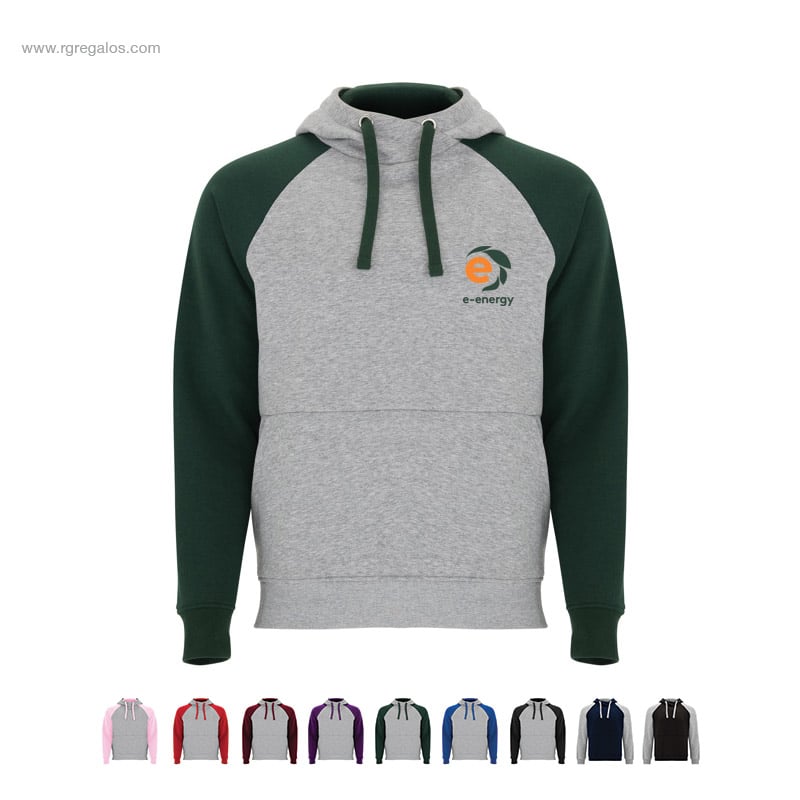 Sudadera personalizada bicolor