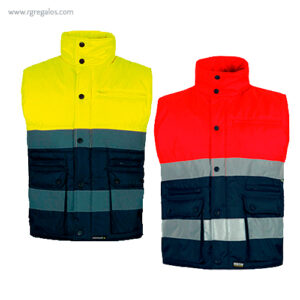 Chaleco alta visibilidad acolchado rg regalos publicitarios 2