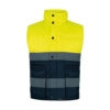 Chaleco alta visibilidad acolchado amarillo rg regalos publicitarios
