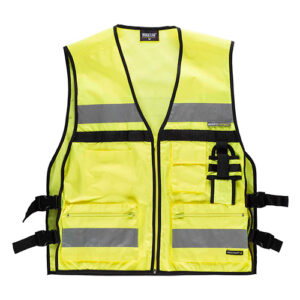 Chaleco alta visibilidad multibosillos amarillo rg regalos publicitarios