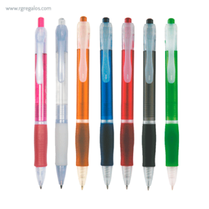 Bolígrafo publicitario translúcido rg regalos publicitarios