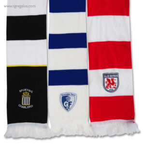 Bufandes esportives ratlles rg regals publicitaris