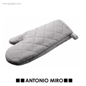 Guante para horno antonio miró gris rg regalos publicitarios