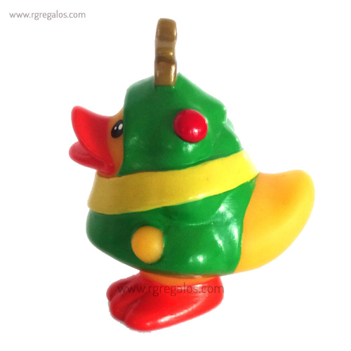 Patito de goma árbol navidad lateral 2 rg regalos publicitarios