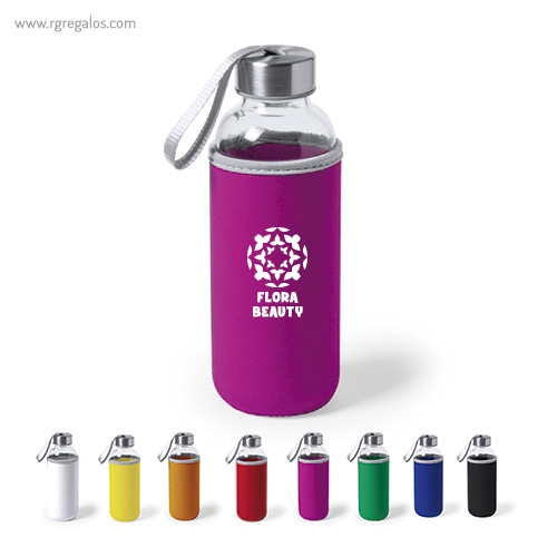Botella con funda de neopreno 420 ml rg regalos publicitarios