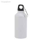 Botella de deporte aluminio 400 ml blanca rg regalos publicitarios