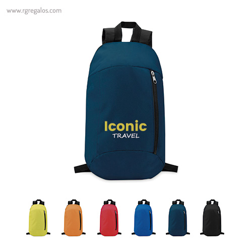Mochila de poliéster super ligera rg regalos publicitarios