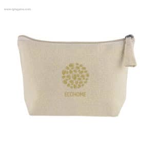 Neceser yute y lurex con logo para regalo publicitario