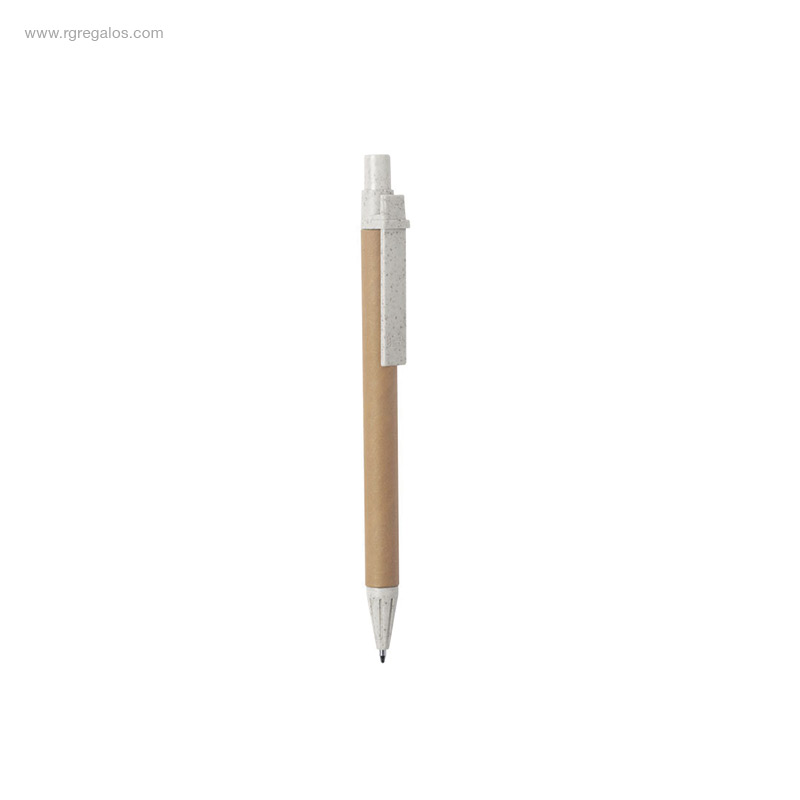 Bolígrafo cartón reciclado natural RG regalos publicitarios