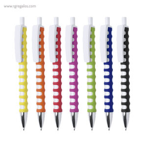 Bolígrafo de cuerpo troquelado rg regalos publicitarios