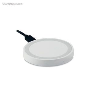 Cargador inalámbrico económico blanco rg regalos publicitarios