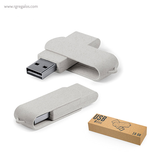 Memoria usb caña de trigo rg regalos publicitarios