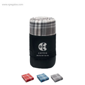 Manta polar en rpet rg regalos de empresa