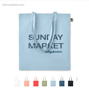 Bolsa algodon organico colores rg regalos