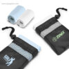 Toalla deportiva con bolsa logo rg regalos de empresa