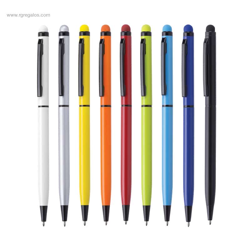 Bolígrafo fino puntero colores