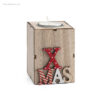 Portavela navidad de MDF XMAS RG regalos
