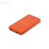 Power bank caucho naranja RG regalos