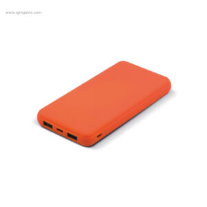 Power bank caucho naranja RG regalos
