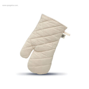 Manopla algodón orgánico personalizada color natural para regalo publicitario