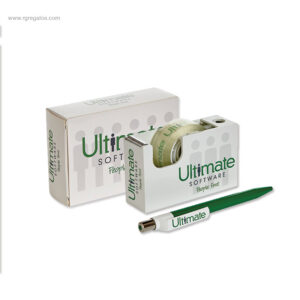 Porta celo personalizado con bolígrafo para regalo de empresa