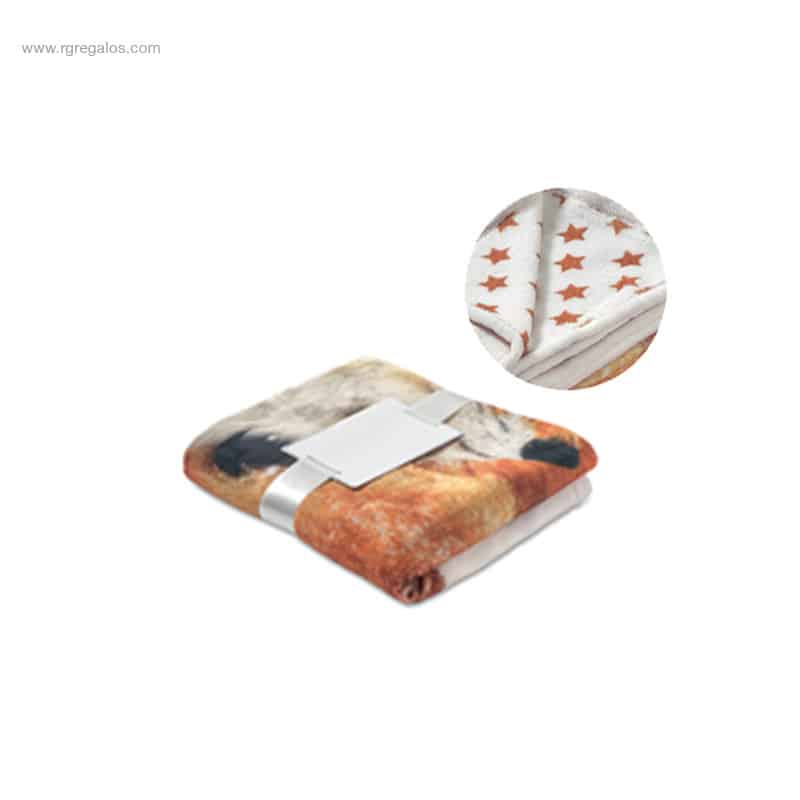 Manta personalitzada full color doble cara