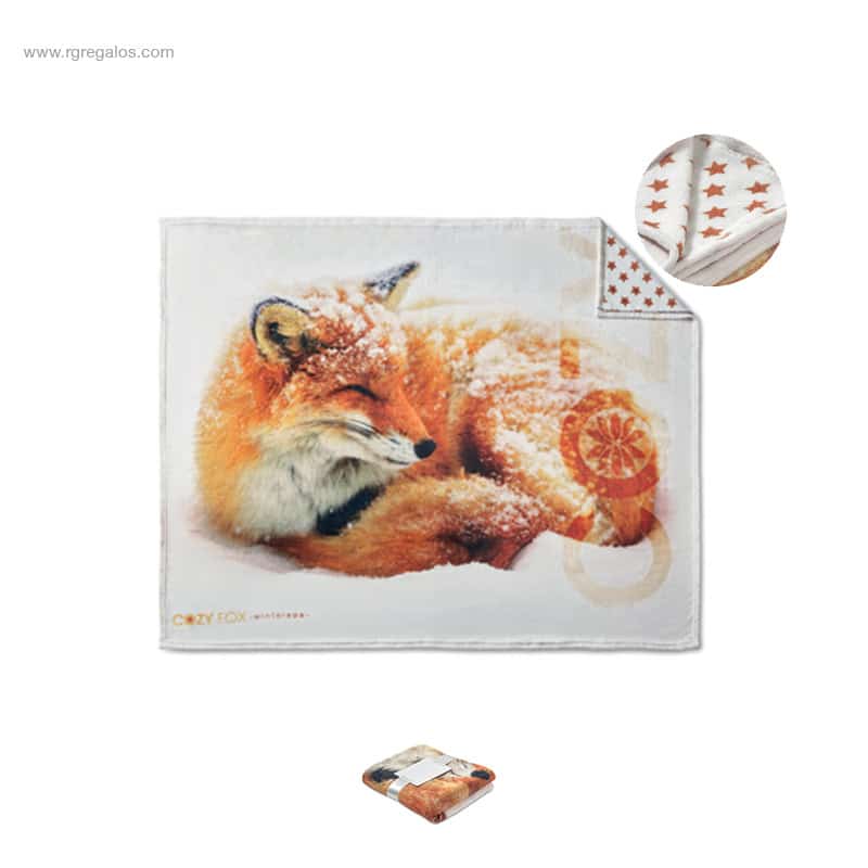 Manta personalitzada full color