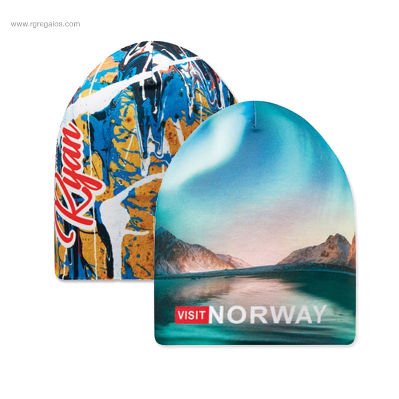 Gorro personalizado a todo color para regalo de empresa