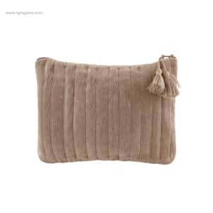 Necesser vellut per personalitzar beix