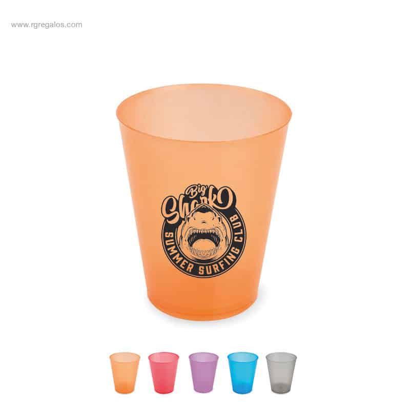 Vaso reutilizable colores 500 ML para personalizar