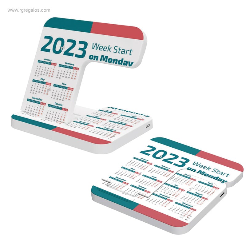 Estación de carga inalámbrica publicitaria personalizada