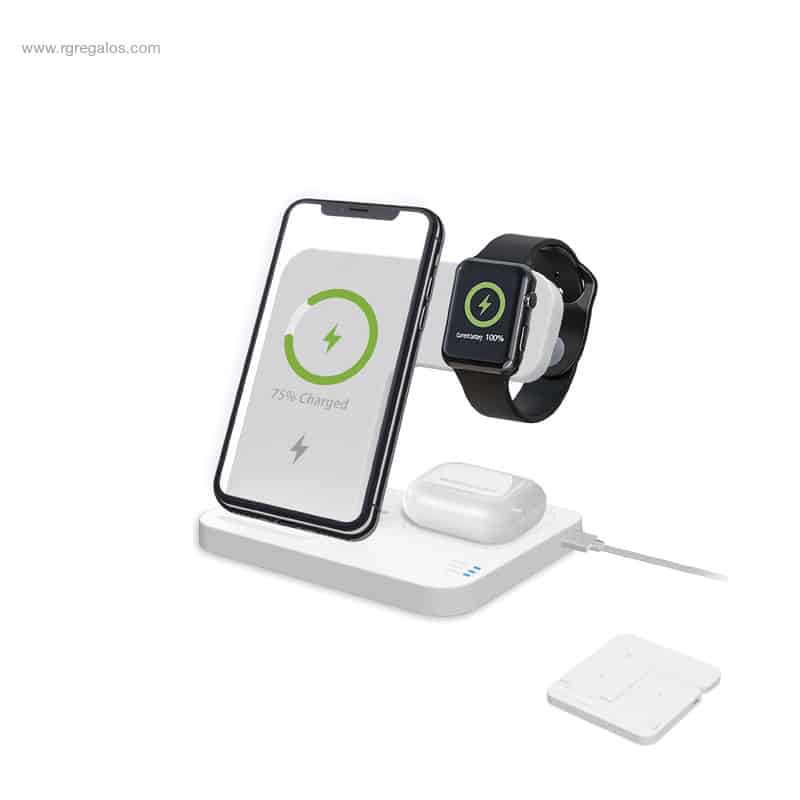 Estación de carga inalámbrica publicitaria