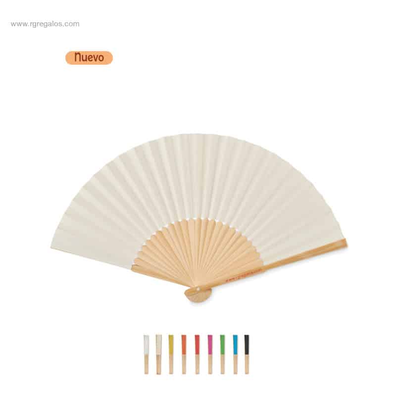 Abanico bambú y tejido papel promociones