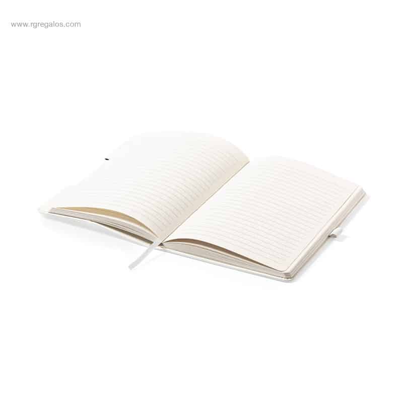 Libreta soporte cartón leche reciclado interior