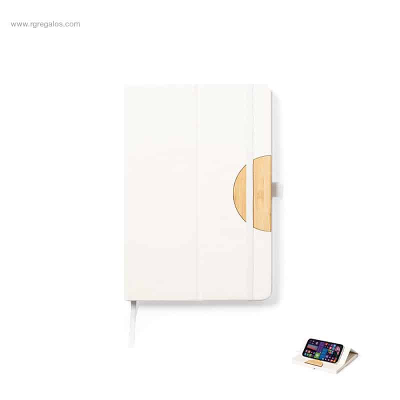 Libreta soporte cartón leche reciclado para personalizar