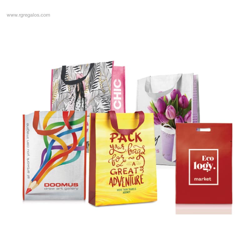 Bolsa PP totalmente personalizada vertical