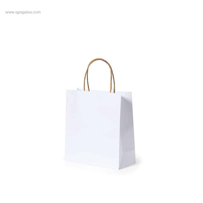 Bolsa papel reciclado blanca 100gr