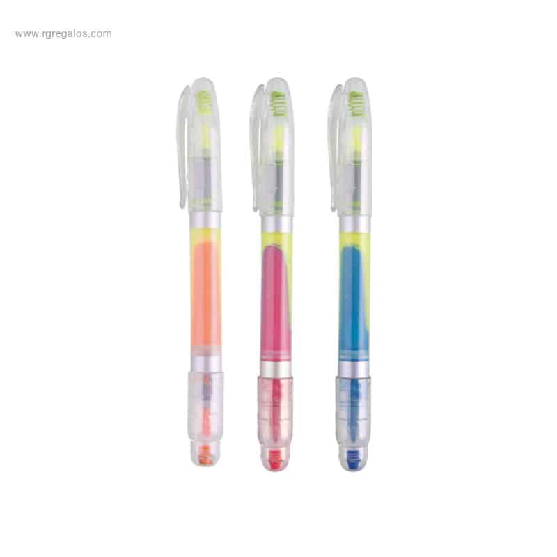 Marcador publicitario doble