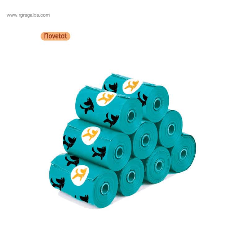 Bosses biodegradables personalitzades gos