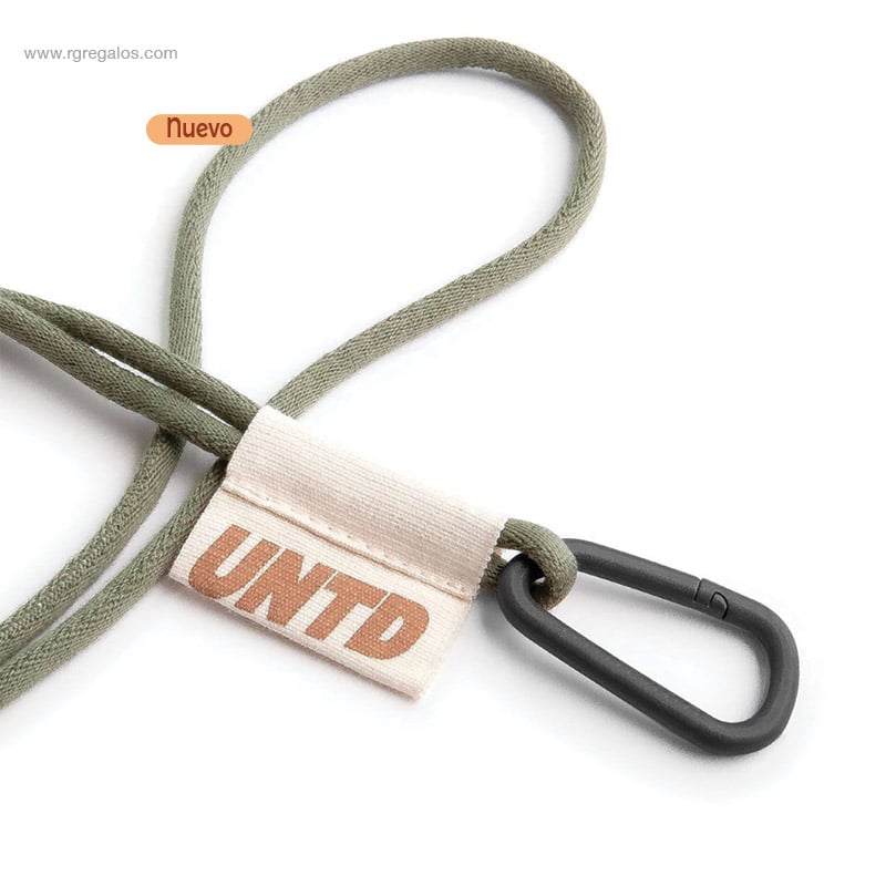 Lanyard tubular algodón orgánico