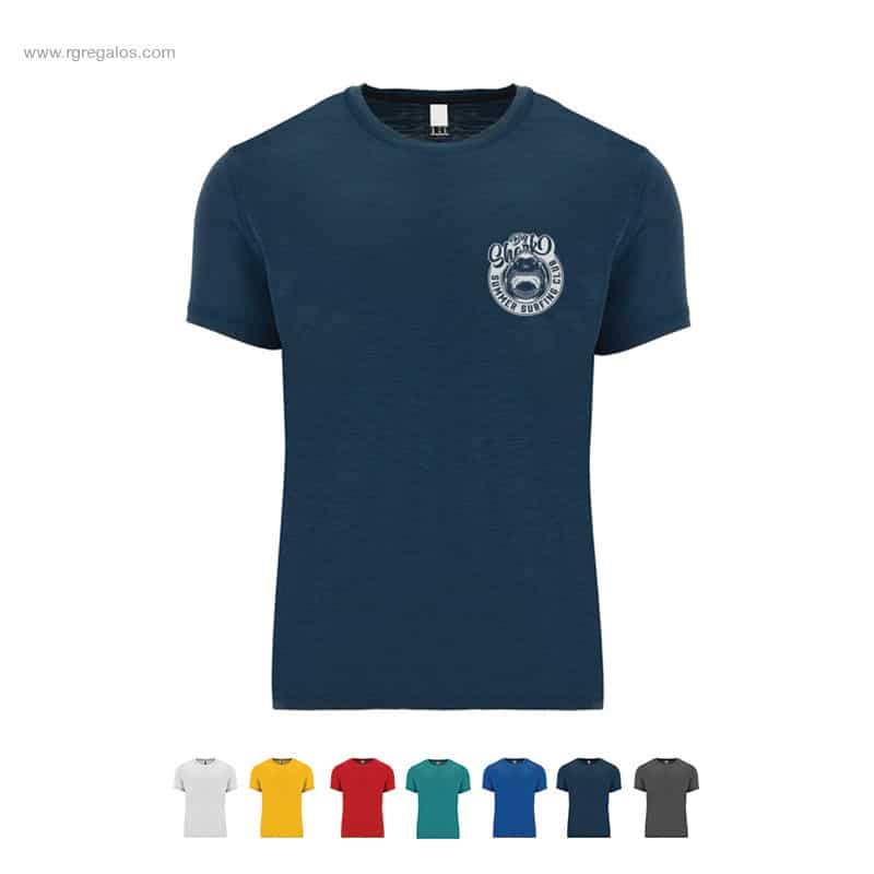 Camiseta personalizada algodón jaspeado