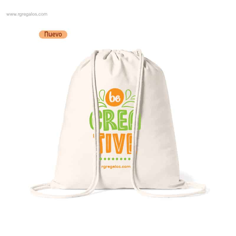 Mochila saco algodón 180gr para promociones