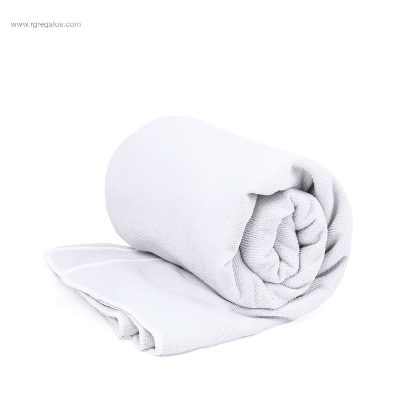 Toalla de playa XXL personalizada blanca